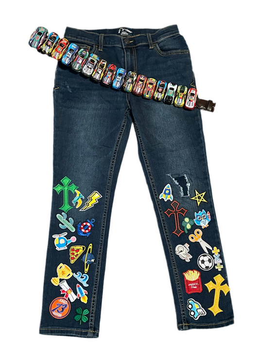 Boys Patch Jeans